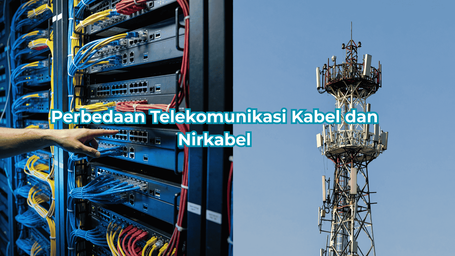 Perbedaan Telekomunikasi Kabel dan Nirkabel